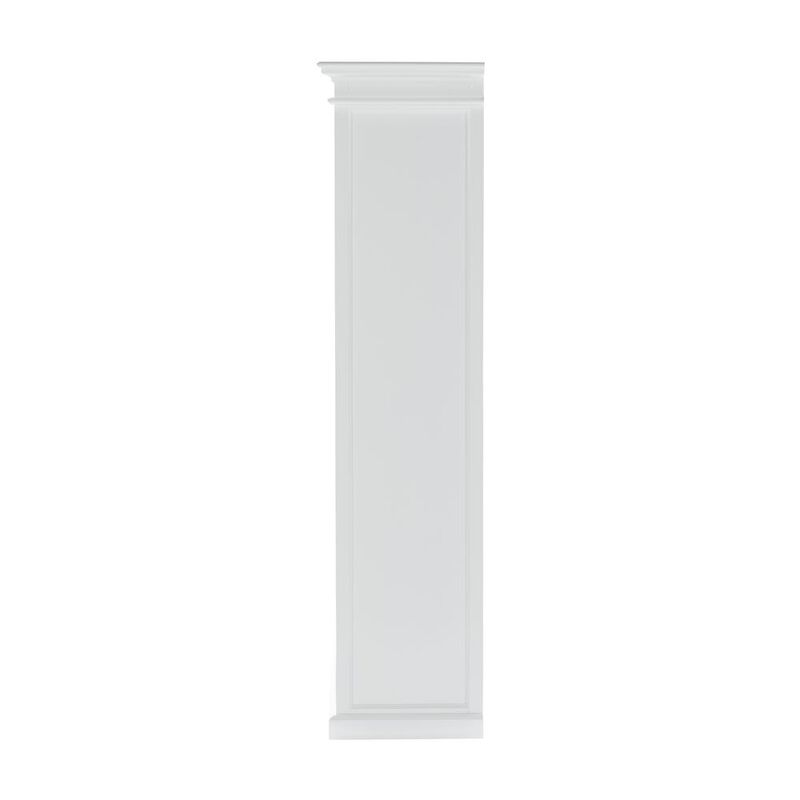 Belen Kox Classic White Bookcase with 5 Shelves - The Versatile Display Piece, Belen Kox
