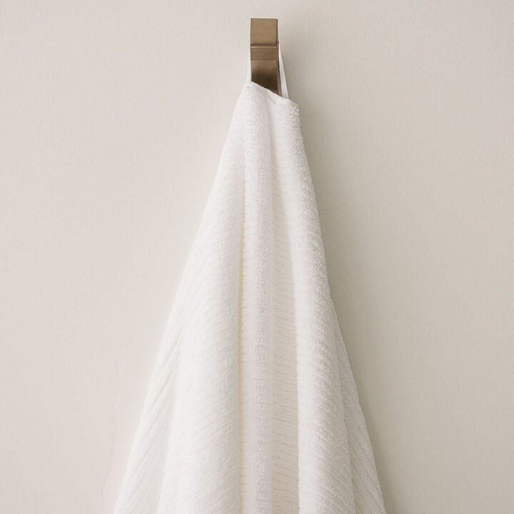 Ribbed Terry Bath Towels