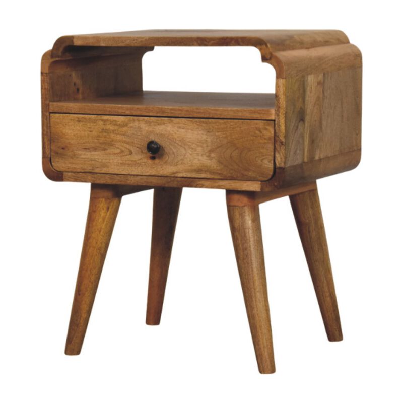 Artisan Furniture Solid Wood Newton Oak-ish Nightstand