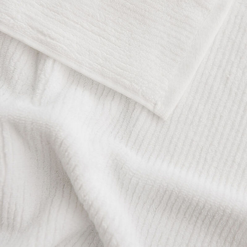 Ribbed Terry Bath Towels