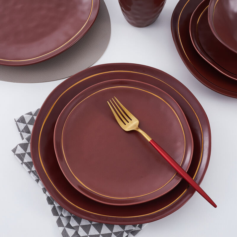 Stone Lain Clara Porcelain 16 Piece Dinnerware Set