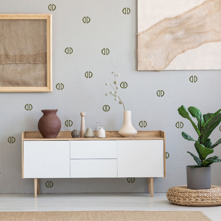 Half Circle Outline - Green