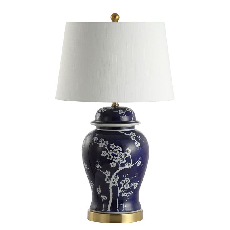 Gracie Ginger Jar Ceramic/Metal LED Table Lamp