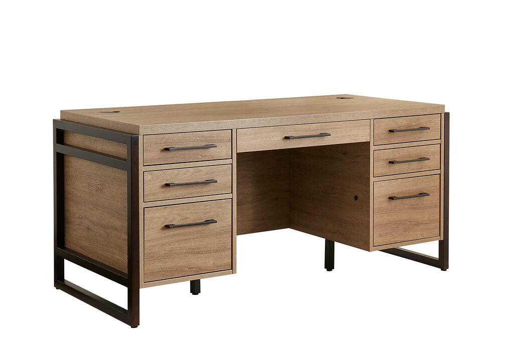 Mason 66" Double Pedestal Desk