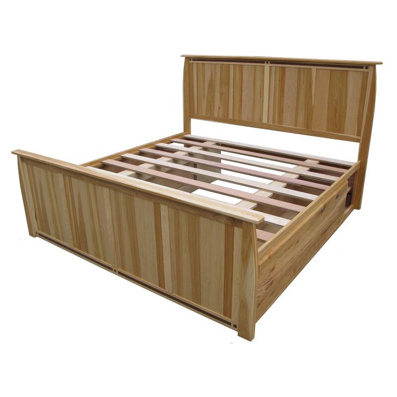 Belen Kox Natural King Storage Bed, Belen Kox