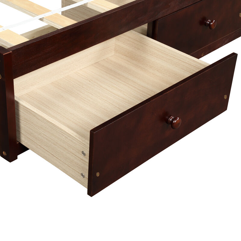 Merax Platform Bed with 3 Storage Drawers