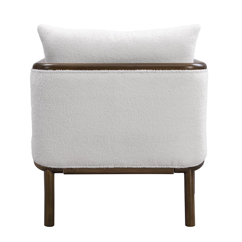 Merax Upholstered Armchair Fabric Accent Chair