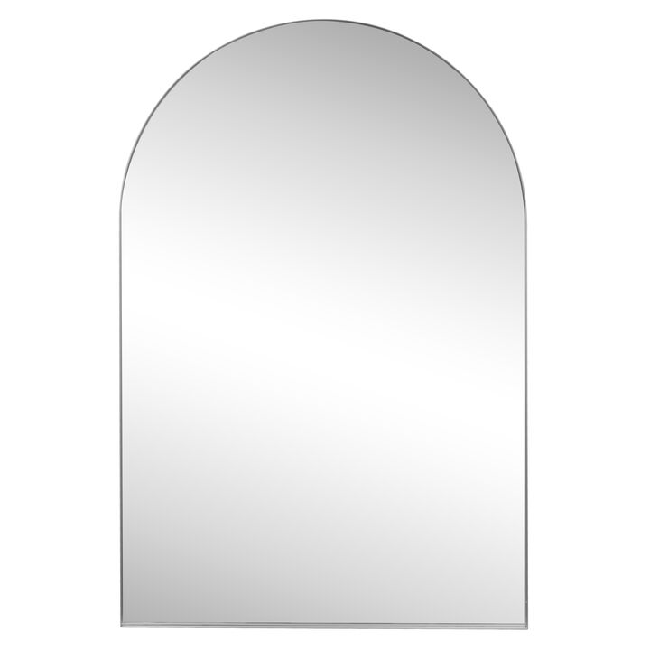 Elodie Medium Arched Metal Framed Wall Mounted Mirror