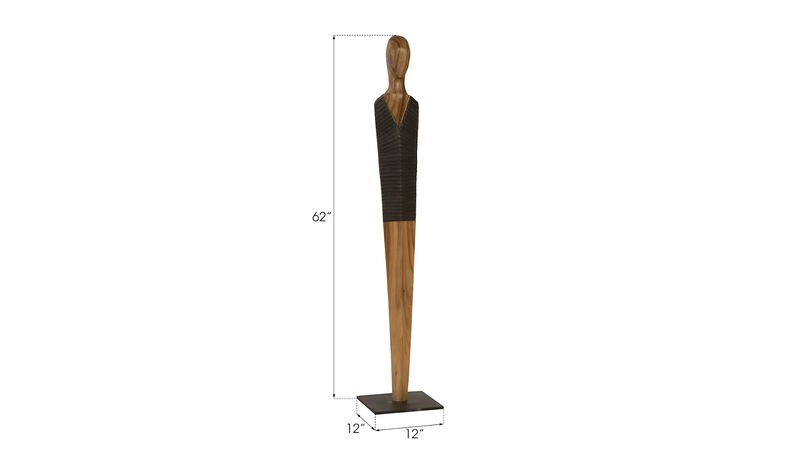 Vested Male Medium Sculpture