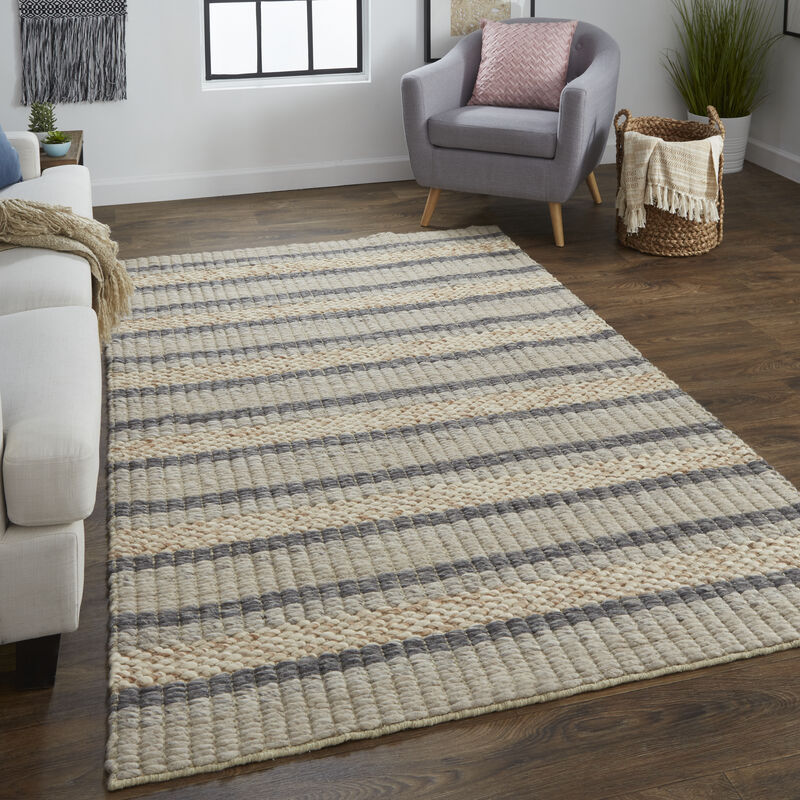 Berkeley 0738F Ivory/Tan/Gray 3'6" x 5'6" Rug