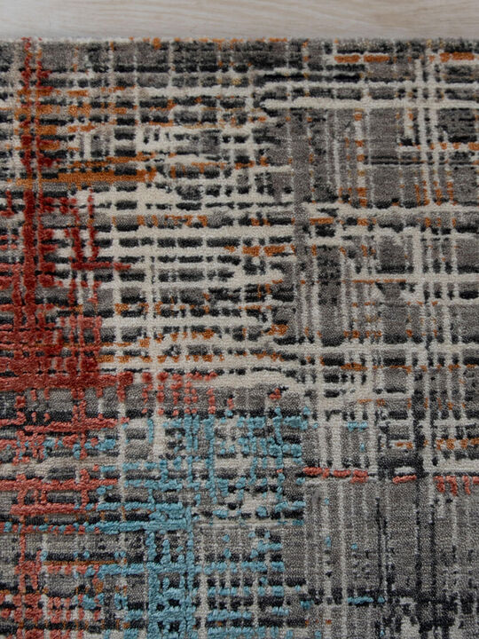 Intrigue ITG111 Gray 2'6" x 10' Rug