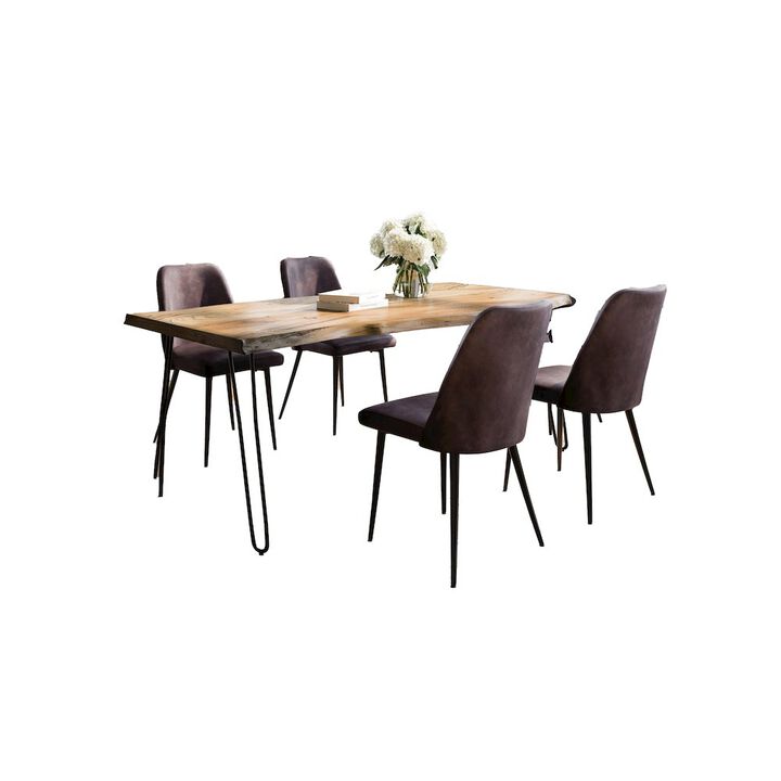 Jofran Nature's Edge Five Piece Solid Acacia Dining Set