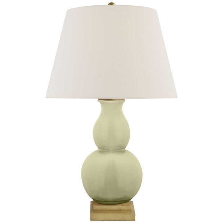 Gourd Form Small Table Lamp