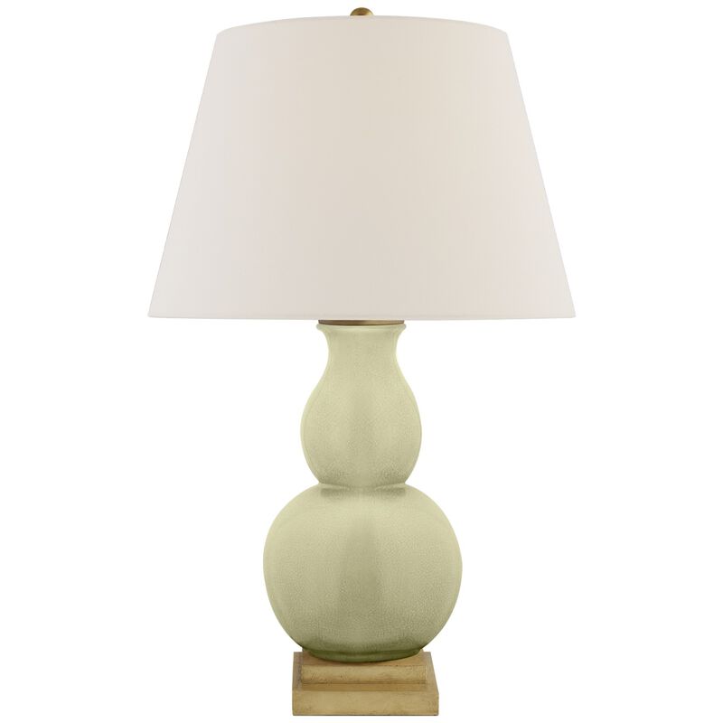 Gourd Form Small Table Lamp