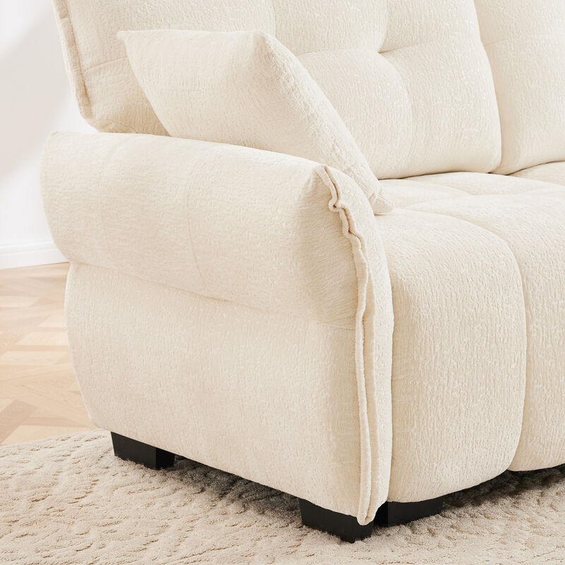 Merax Chenille Ergonomic  1- Seat Single Sofa for Living Room