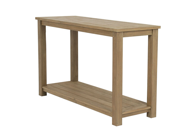 Coastal Teak Sofa Table