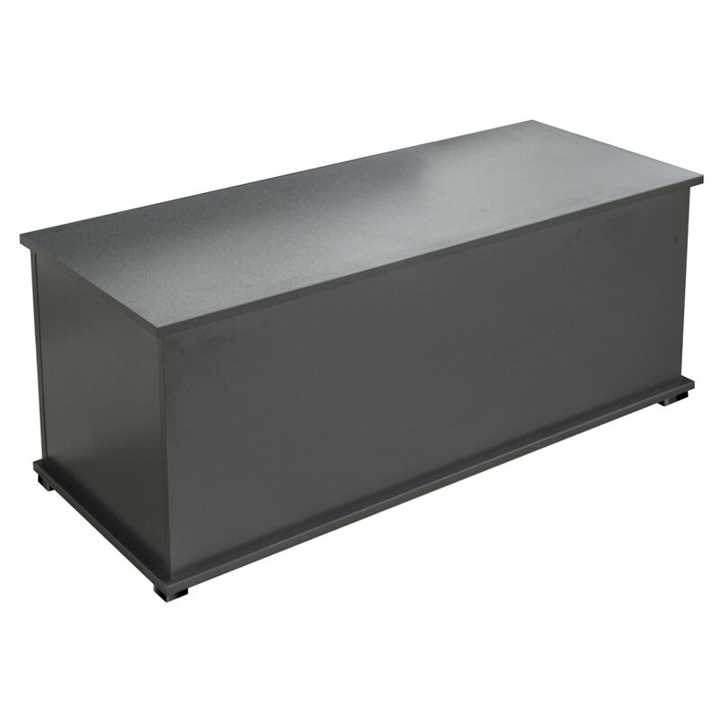Storage Chest Trunk, Lift Top Wood Box For Entryway Bench Organizer Home Furniture, Black