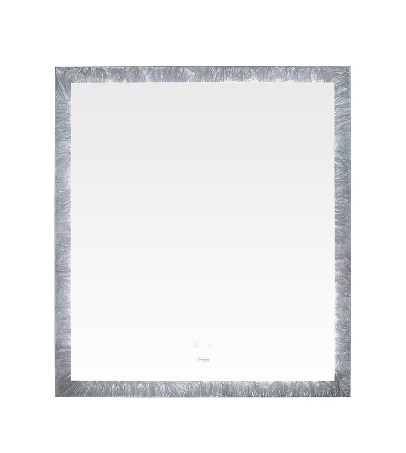 FRYSTA LED Frameless Rectangular Mirror with Dimmer and Defogger