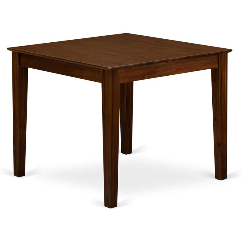 3 Piece Dining Room Table Set Contains a Square Solid Wood Table