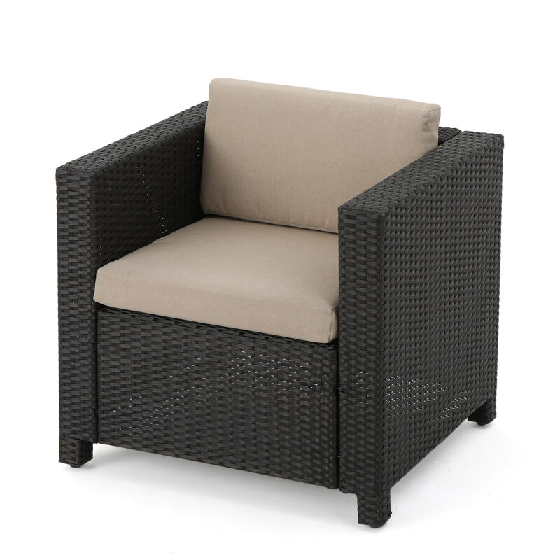 Merax 4 Pieces Outdoor Rattan  Sofa Set