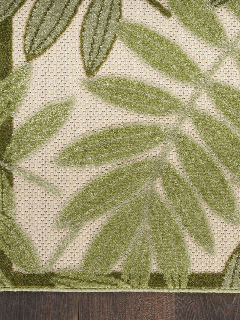 Aloha ALH18 Ivory/Green 9' x 12' Rug