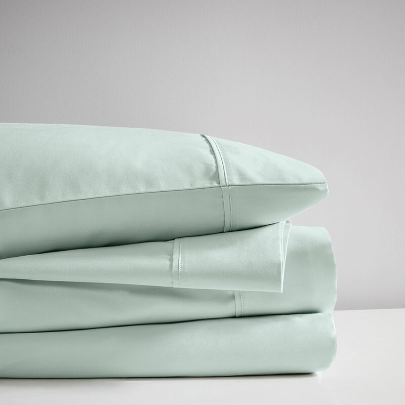 Gracie Mills Aryn 300TC BCI Cotton Sheet Set with Z Hem