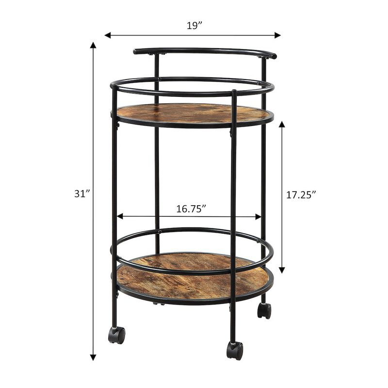 Convenience Concepts Designs2Go Charlie Serving Bar Cart