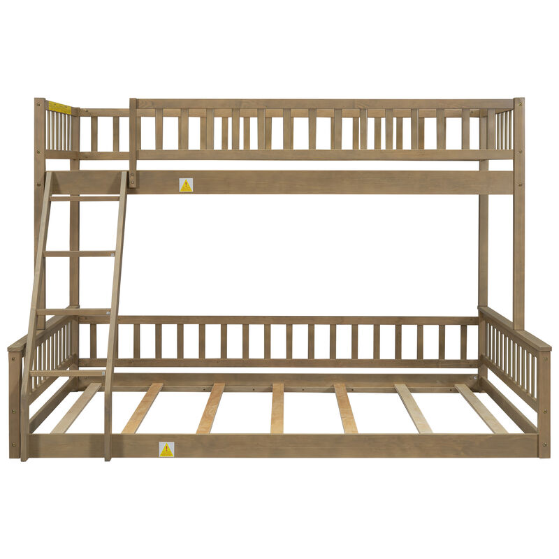 Merax Bunk Bed with Ladder and Guardrails