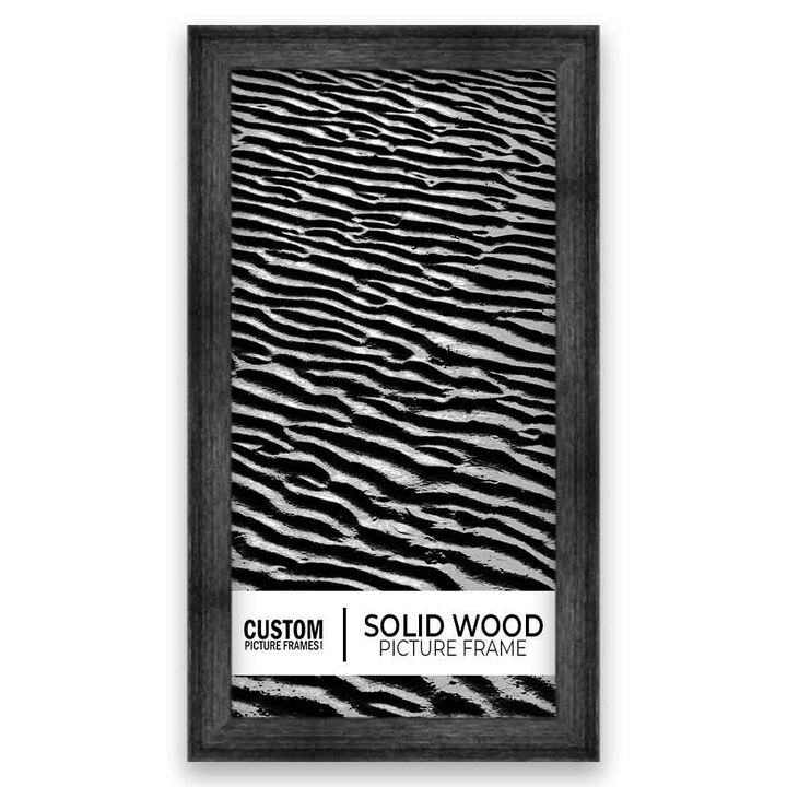 Barnwood Black Panoramic Picture Frame
