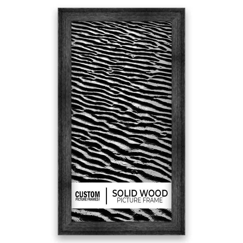 Barnwood Black Panoramic Picture Frame
