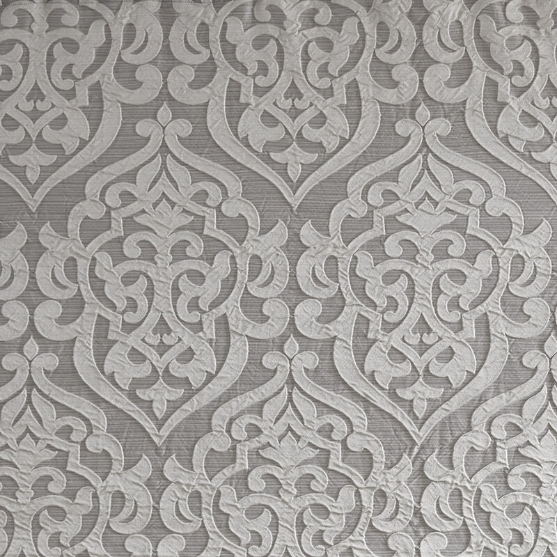 Gracie Mills Pineda Damask Jacquard Shower Curtain