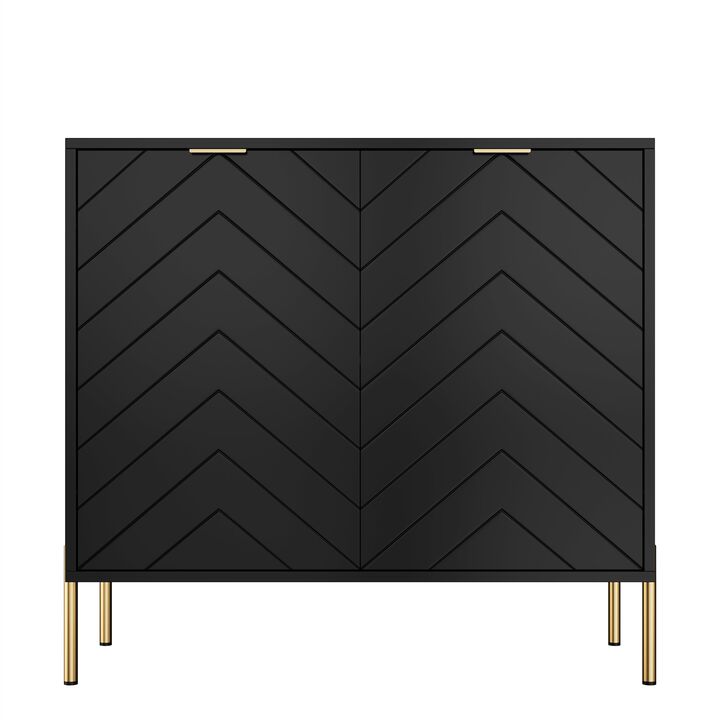 2-Door Accent Cabinet Storage Cabinet
