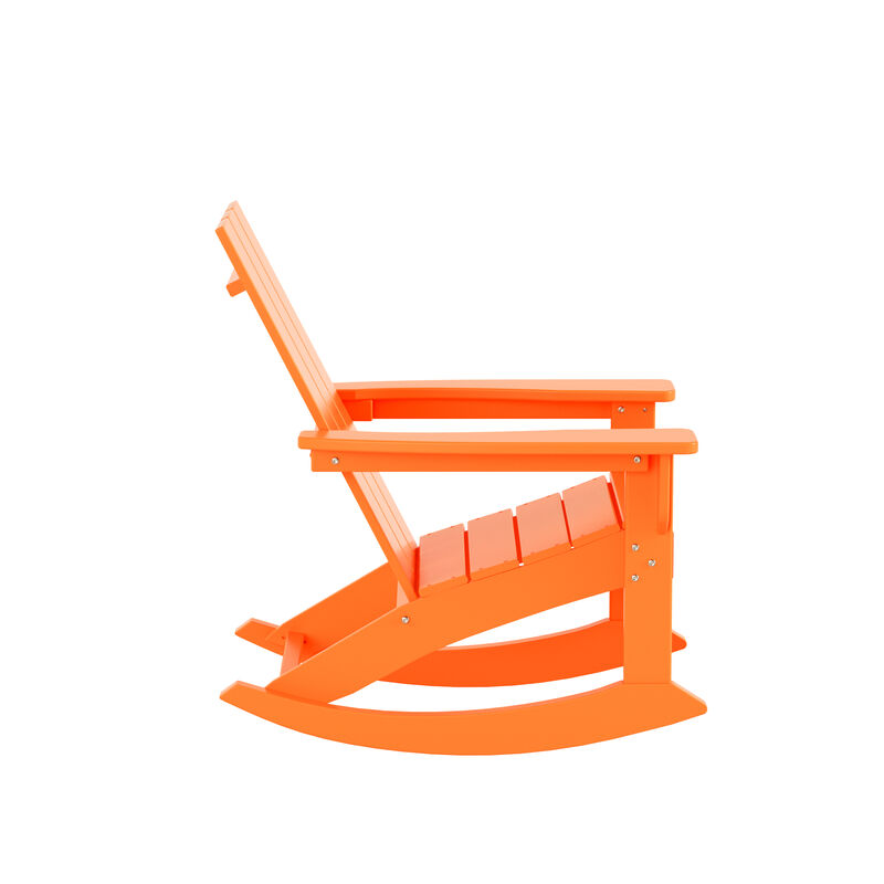 WestinTrends Modern Adirondack Outdoor Rocking Chair