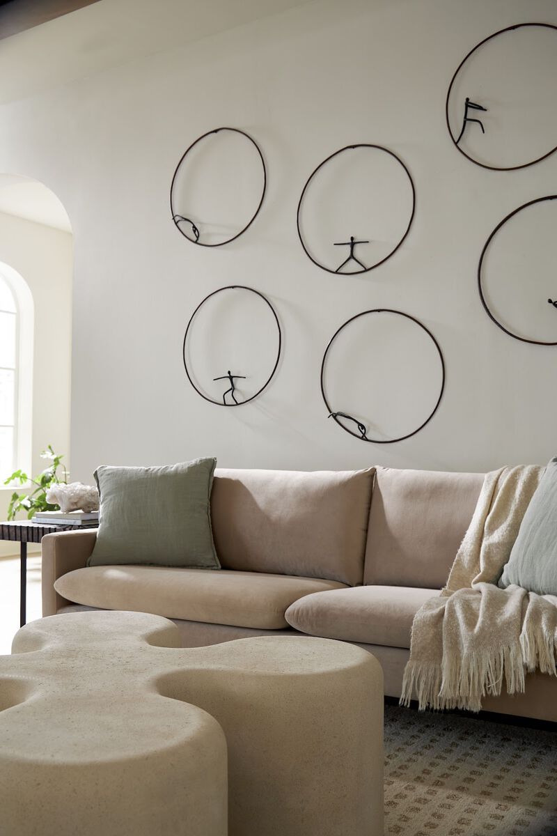 Clover Coffee Table in Roman Stone