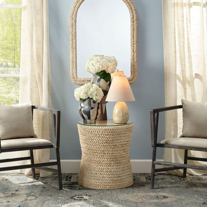 Grain Braided Side Accent Table