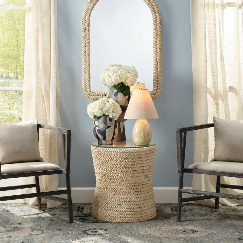 Grain Braided Side Accent Table