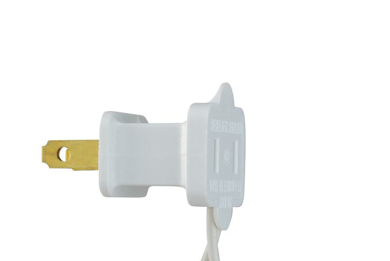 10-Count Frosted White G40 Globe Christmas Light Set - 9ft White Wire