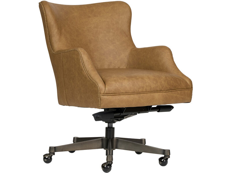 Blake Caramel Leather Desk Chair