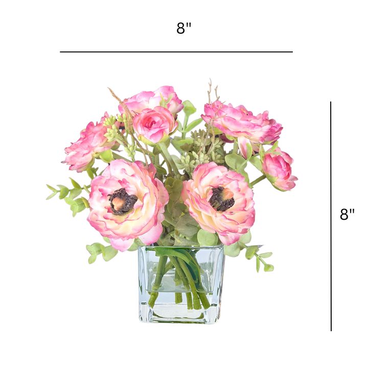 Ranunculus Flowers in Vase