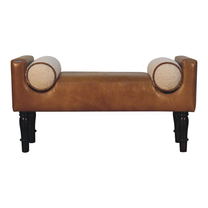Artisan Furniture Solid Wood Chester Buffalo Bench