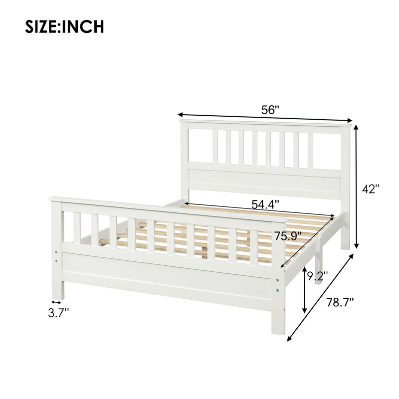 Merax Standard Platform Bed with Headboard