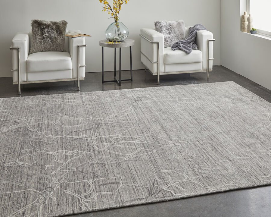 Whitton 8890F Gray/Tan/Ivory 2' x 3' Rug