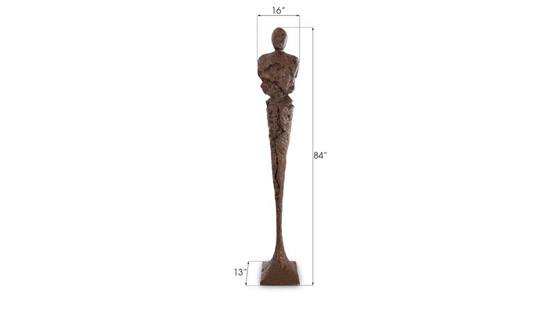 Tall Chiseled Male Sculpture