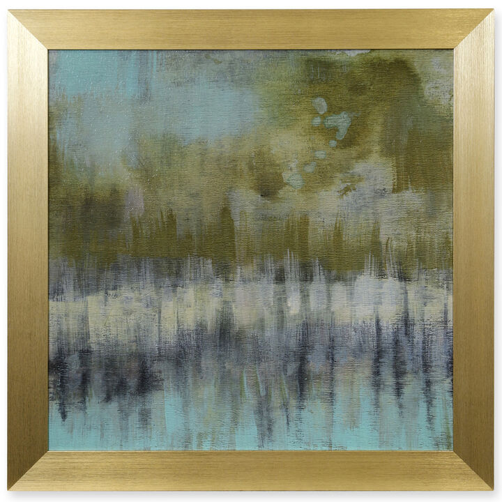 Soft Treeline On The Horizon II Framed Print