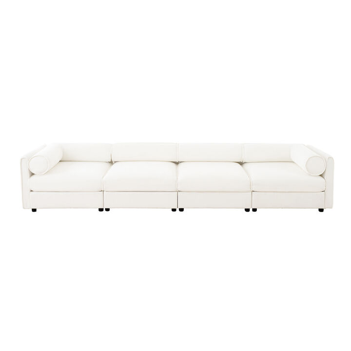 Merax 4 Seats Sofa with Storage for Living Room