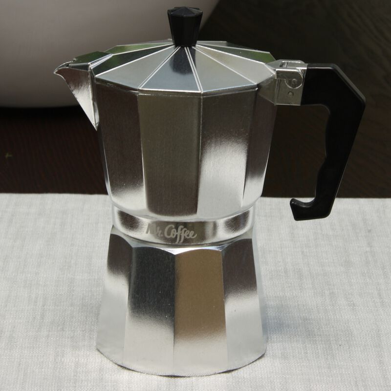 Mr. Coffee Brixia 6-Cup Aluminum Stovetop Espresso Maker