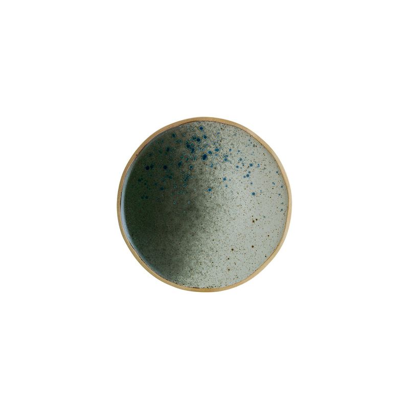 Gaia dia.9" Round Decorated Porcelain Plate (Set of 4)