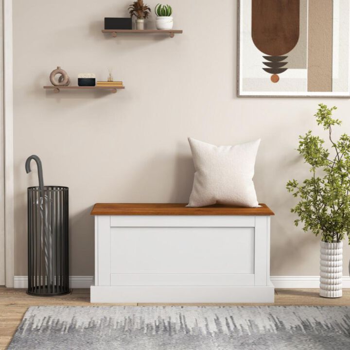 Hivvago Large Storage Chest with Safety Metal Hinge