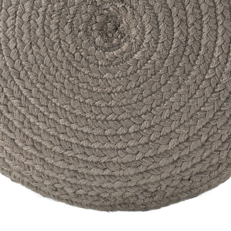 Saba Solar Pouf in Gargoyle