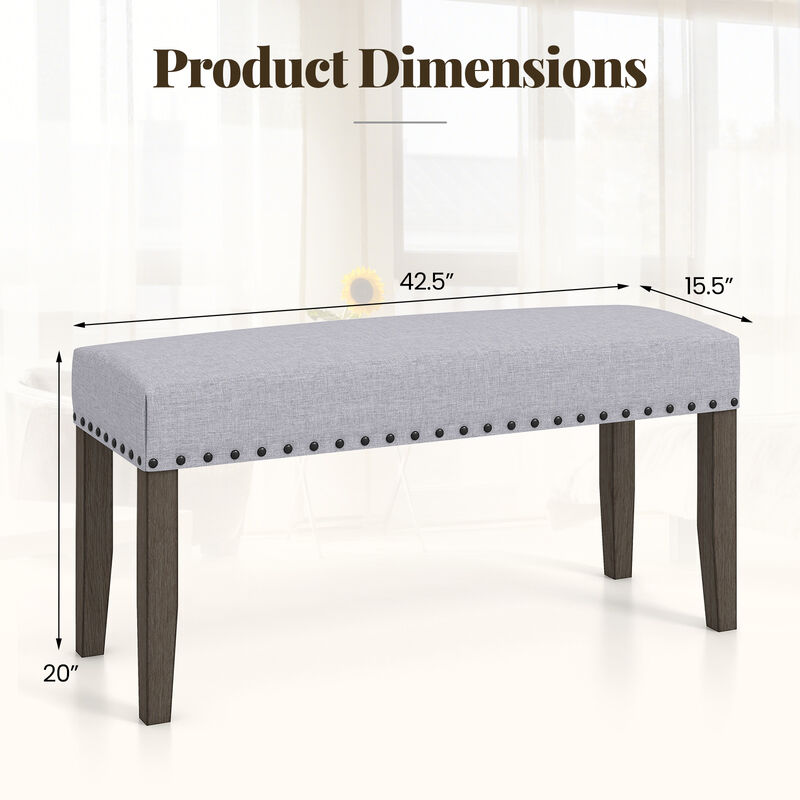Upholstered Entryway Bench End of Bed Bench